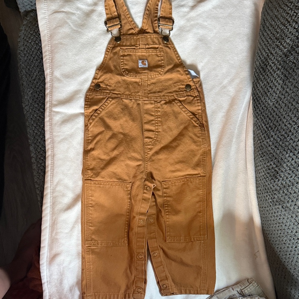 Carhartt Kids Brown Overalls